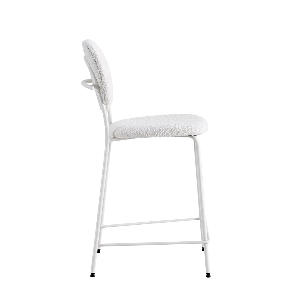 Aeon Carley Boucle Counter Height Stools (Set of 2)