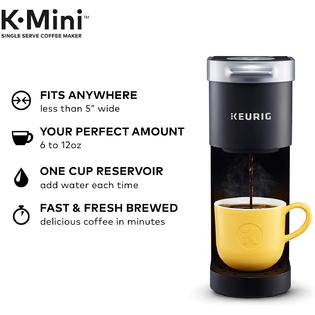 Keurig K-Mini Basic Coffee Maker Single Serve K-Cup Pod Coffee Brewer 6 to 12...