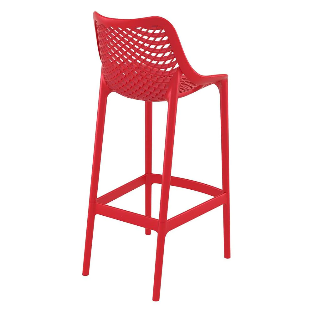Belen Kox Bar Stool, Red, Set of 2, Belen Kox
