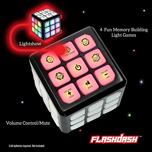 Winning Fingers Flashing Cube Electronic Memory &a; Brain Game | 4-in-1 Handheld Game for Kids | STEM Toy for Kids Boys and Girls