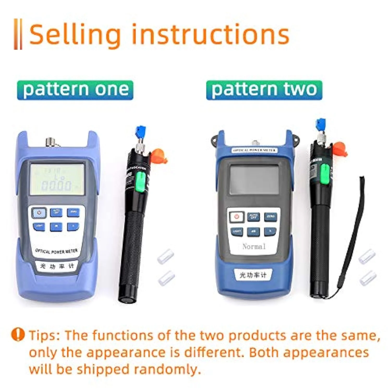 GCP Products Fiber Optical Power Meter 30Km Visual Fault Locator Fc-Lc Adapter Fiber Optic Cable Tester Checker Test Tool Kit For Catv Tel…