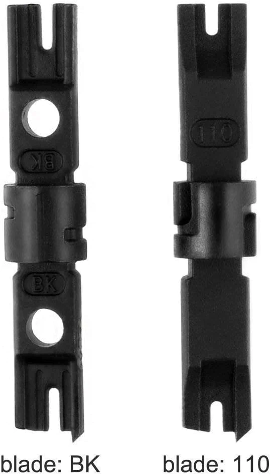 Hua Hengshun Co.,ltd HUAWELL Network Wire Punch Down Impact Tool with Two Blades - 110 and BK