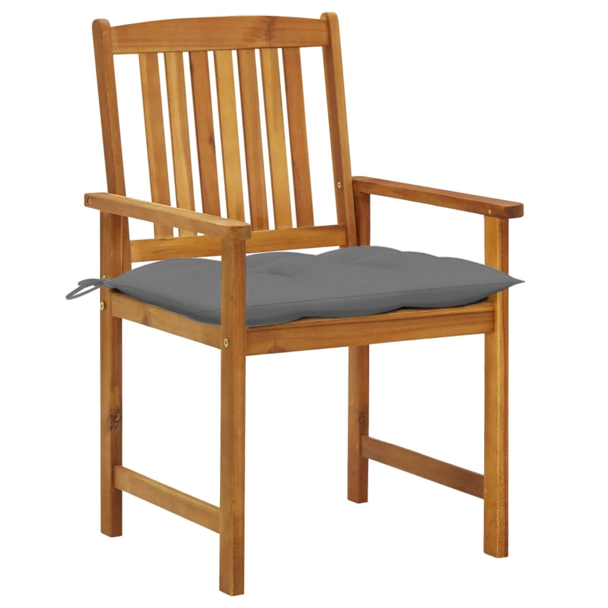 vidaXL Garden Chairs with Cushions 8 pcs Solid Acacia Wood Brown