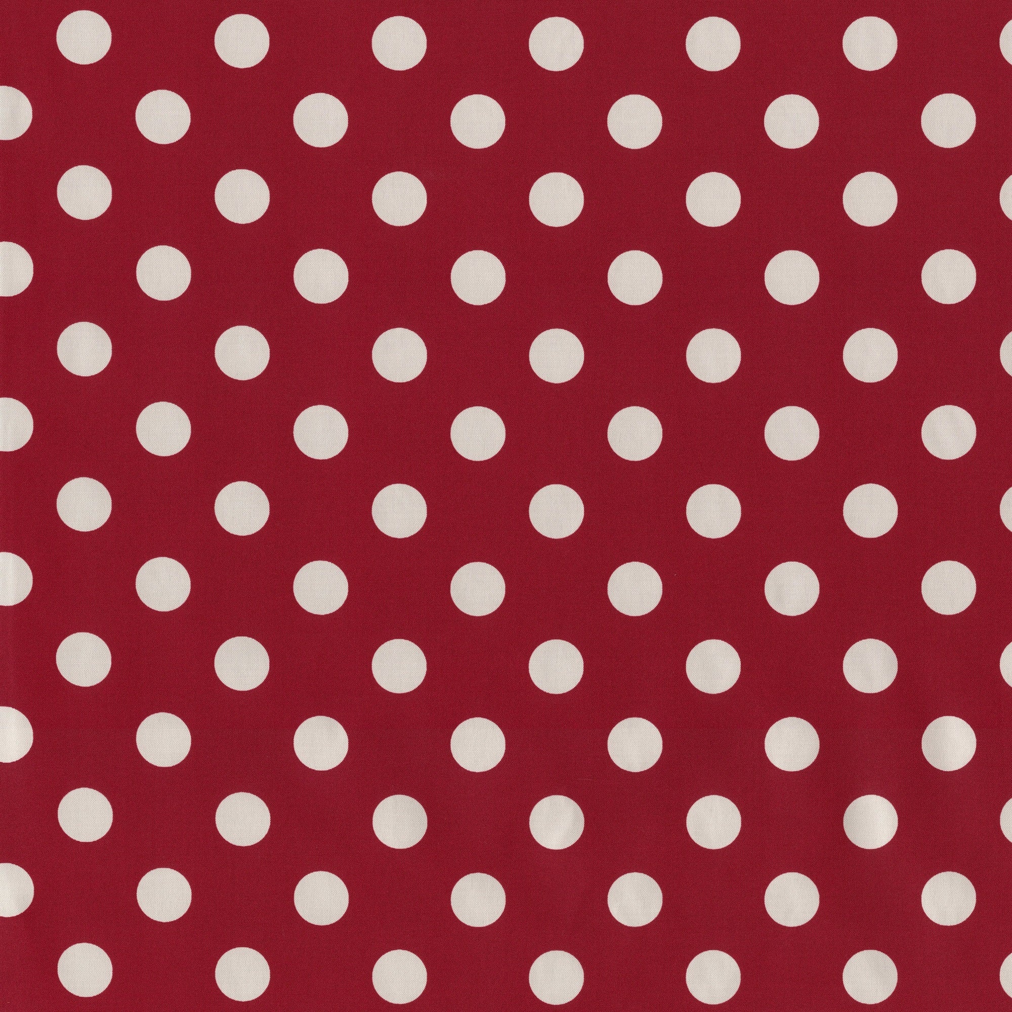 Pillow Perfect Set of 2 Ruby Red and White Polka Dots Square Outdoor Corded Patio Throw Pillows 18.5