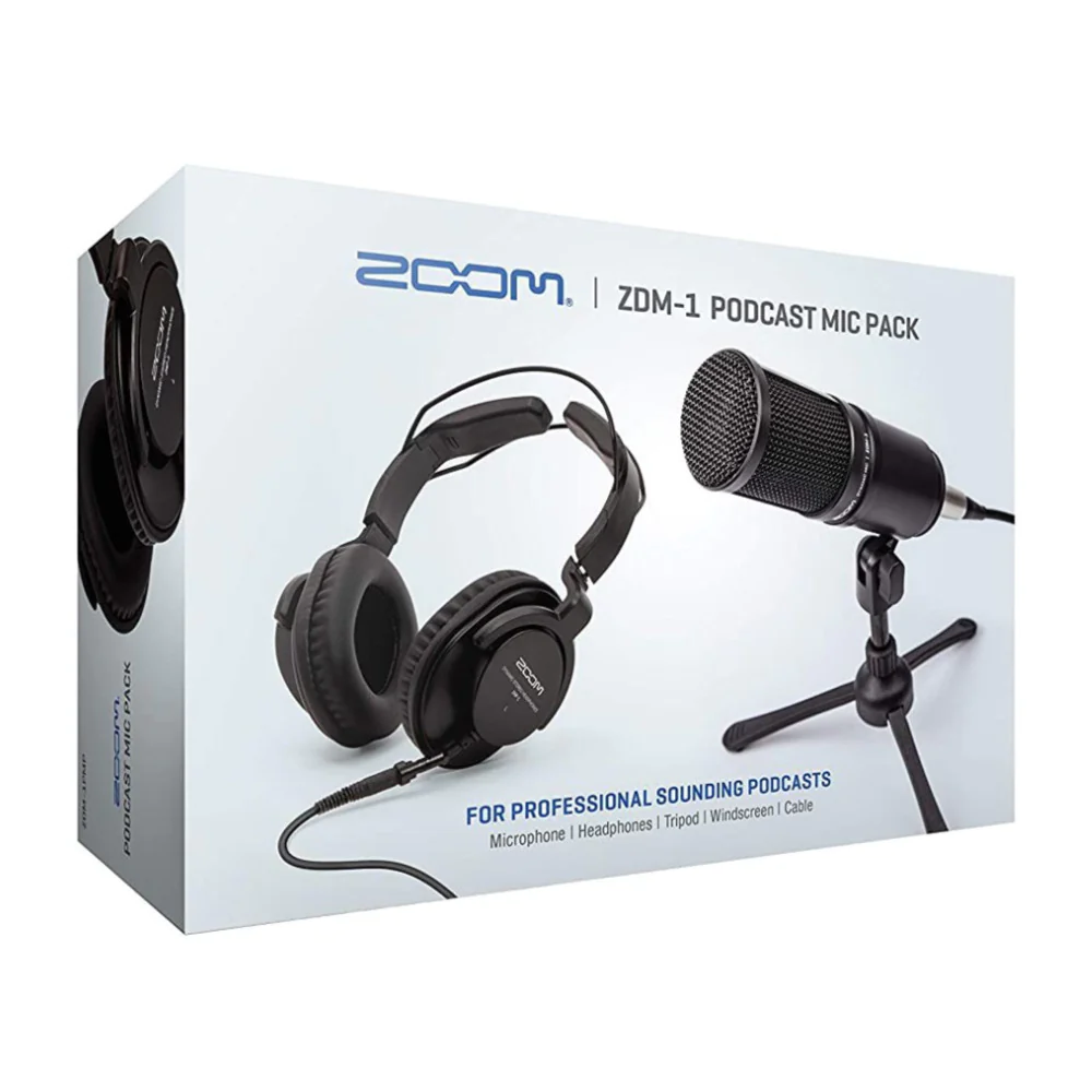 PBS Kids Zoom ZDM-1 Pro Podcast Microphone Bundle with Knox Gear Boom Arm Bundle