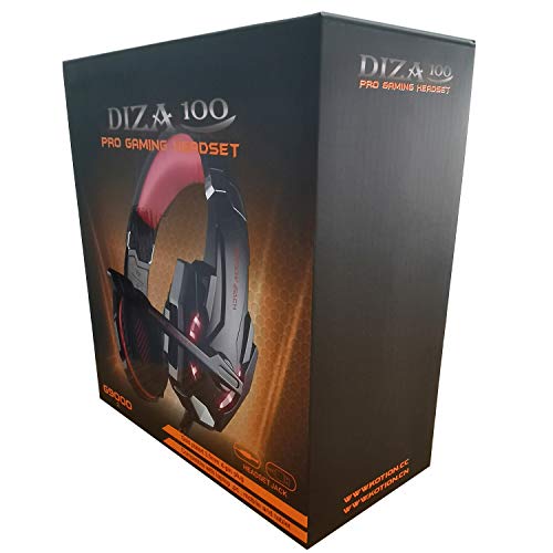 DIZA100 G9000 Gaming Headset Headphone 3.5mm Stereo Jack with Mic LED Light for Xbox One S/Xbox one/PS4/Tablet/Laptop/Cell Phone