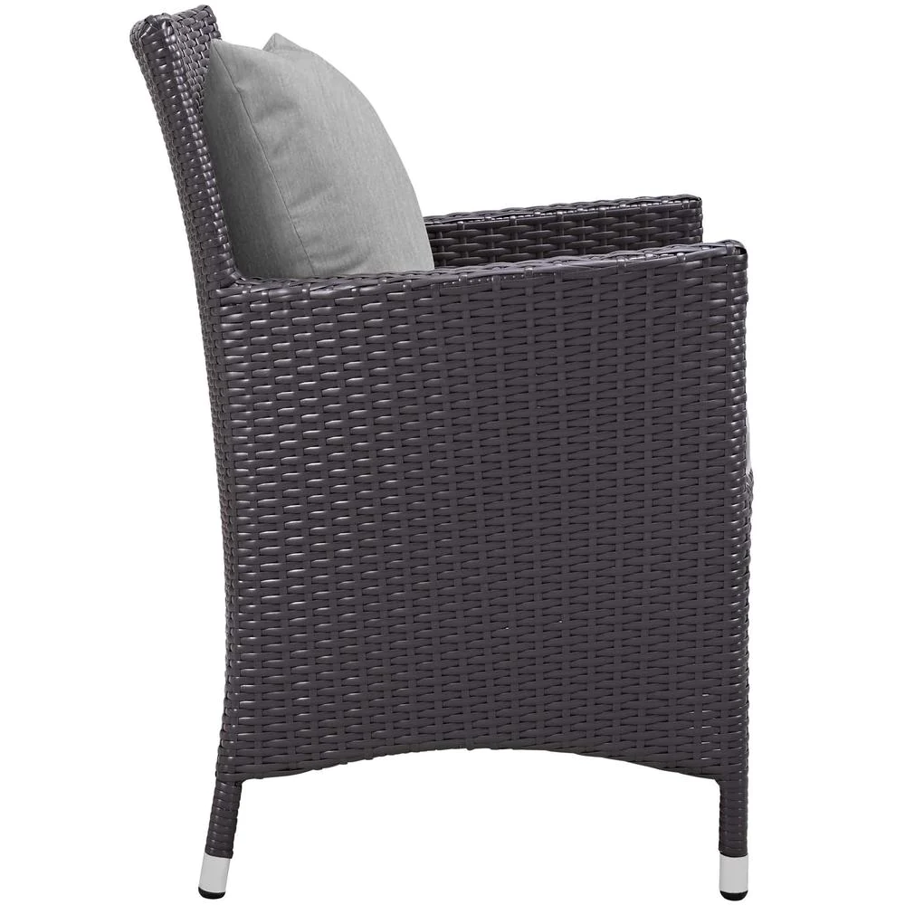Modway Convene Dining Outdoor Patio Wicker Rattan Armchair