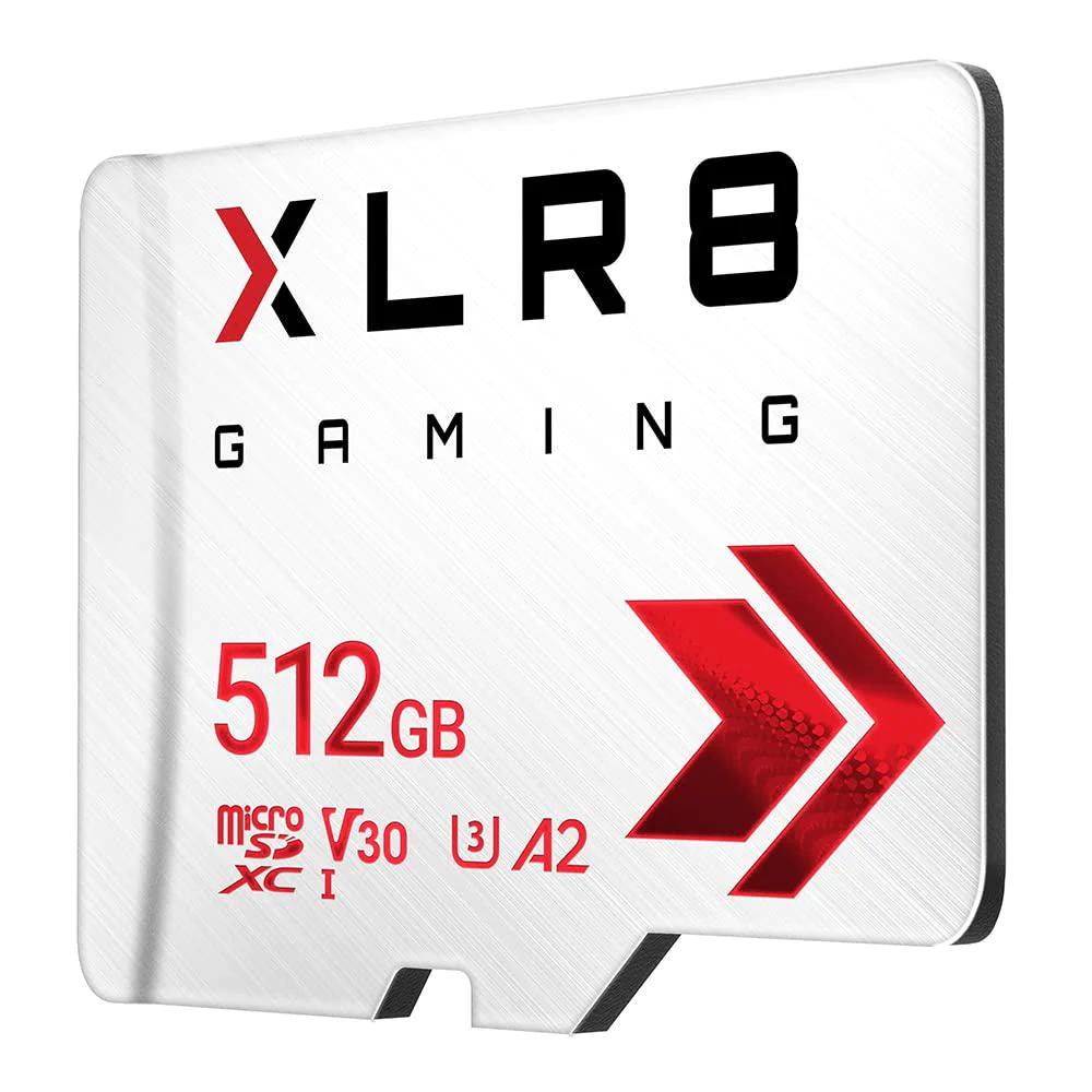 BiNFUL pny xlr8 512gb gaming class 10 u3 v30 microsdxc flash memory card - 100mb/s, class 10, u3, v30, a2, 4k uhd, full hd, uhs-i, m