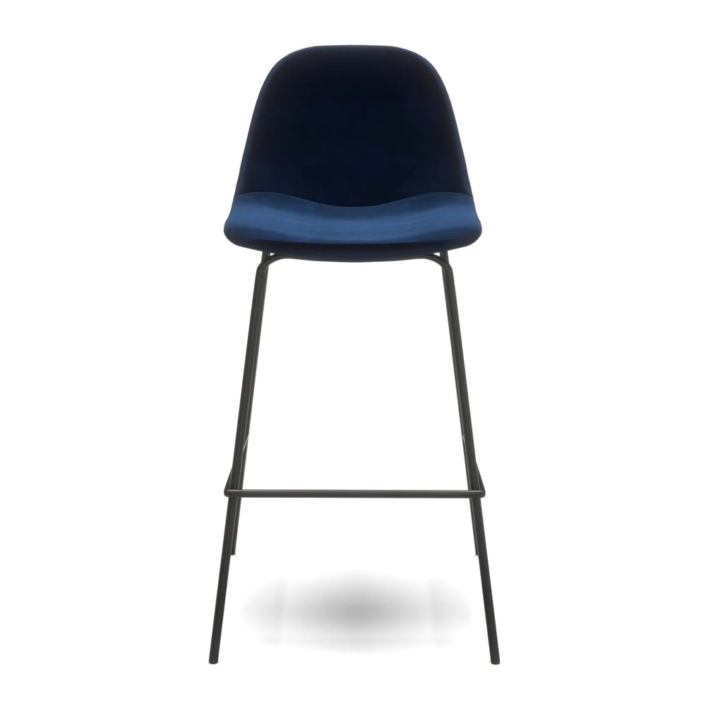 Aeon Maxine Velvet Counter Height Stools (Set of 2)