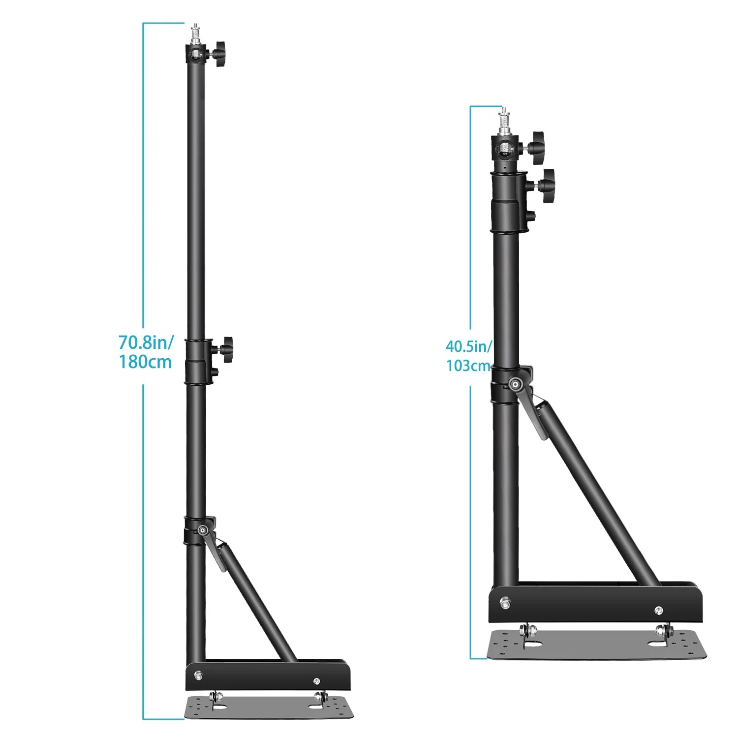 Zell Electronics Zell Wall Mounting Triangle Boom Arm For Ring Light, Monolight, Softbox, Reflector, Umbrella, And Photography Strobe Light, S…
