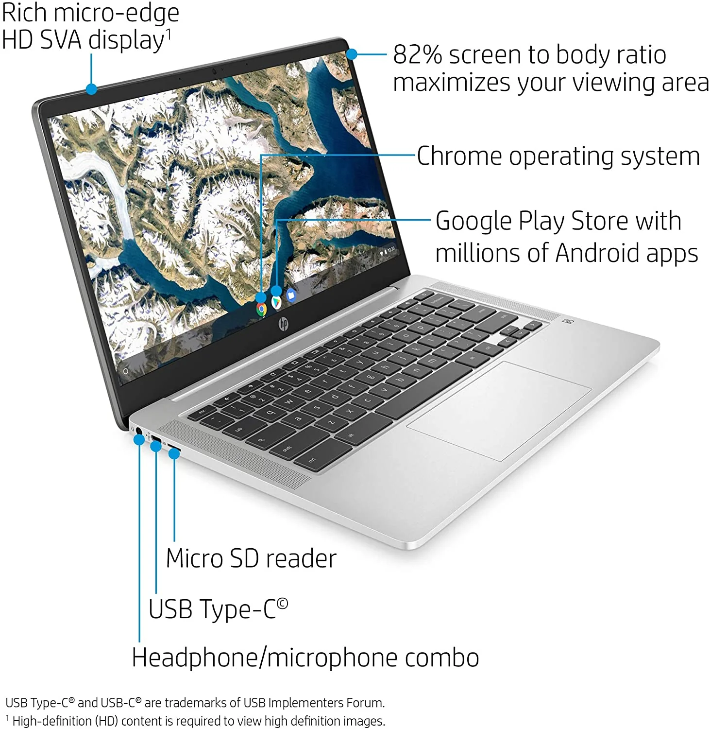 HP Chromebook 14a-na0010nr 14