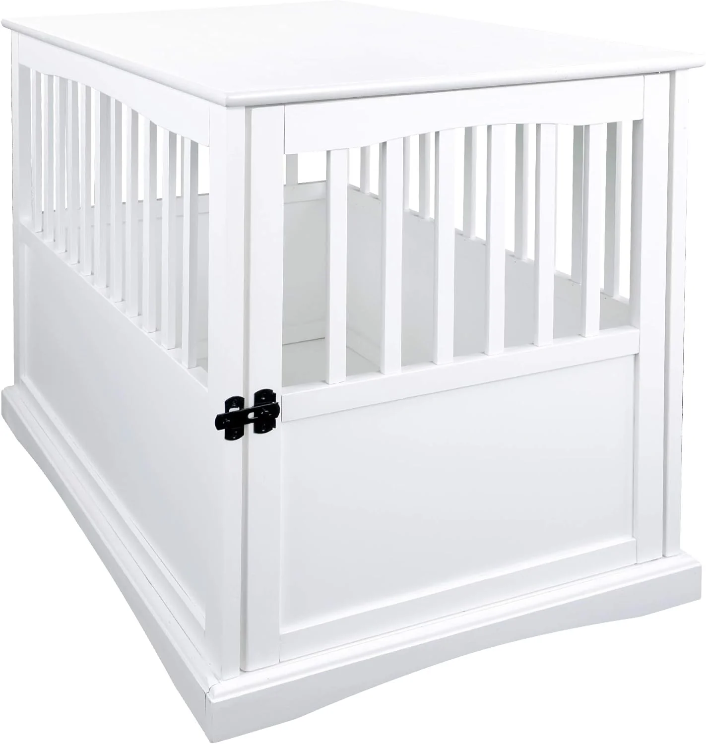 Casual Home Pet Crate End Table, White
