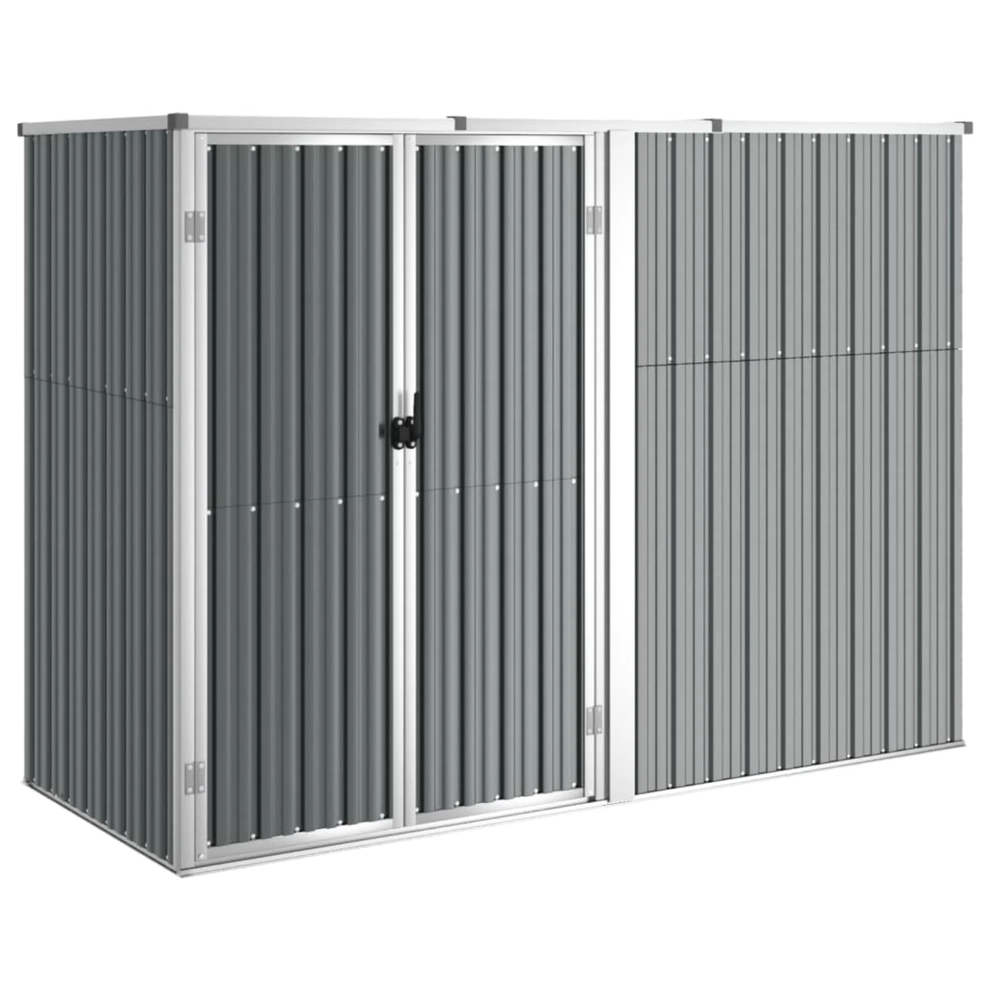 vidaXL Garden Tool Shed Gray 88.6