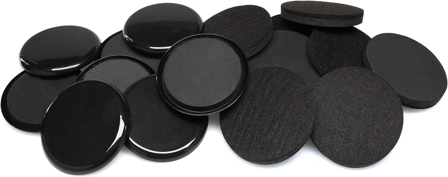 Slipstick Premium Furniture Sliders for All Floor Surfaces (16 Piece Moving Kit) Reusable 3.5&a;#226;&a;#128;&a;#157; Round Furnitu