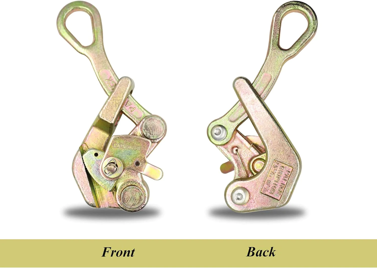 LONGADS 1T Cable Grips Steel 2204lbs Pulling Tool Cable Grip Gripper for Wire Rope Cable Clamp Wire Pulling Grip Hand Puller,Multifunct
