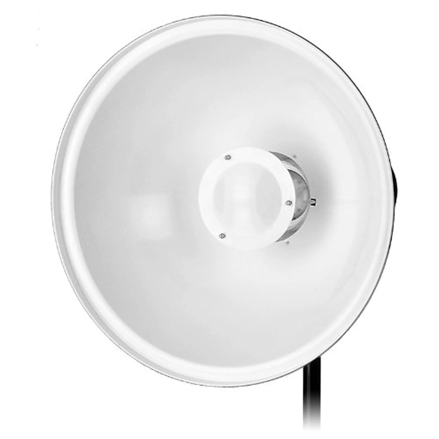 fotodiox pro 18in (45cm) all metal beauty dish with bowens insert - soft white interior