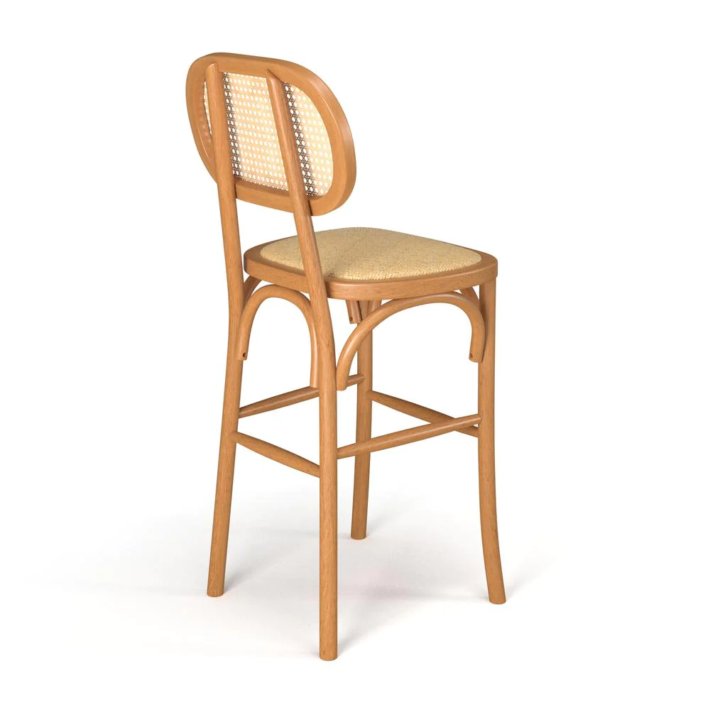 Aeon Ellen Counter Height Stool with Natural Cane