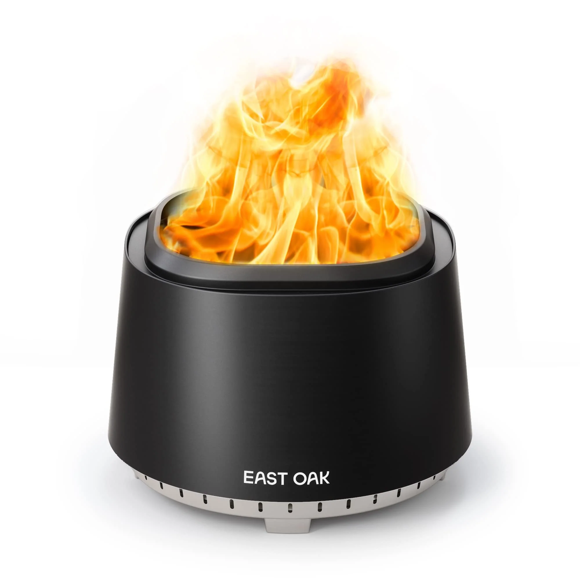EAST OAK Fire Pit Smokeless 21&s;&s; Firepits for Outside Patio, 304 Stainless Steel Wood Burning Fireplaces, Portable Outdoor Bonfi