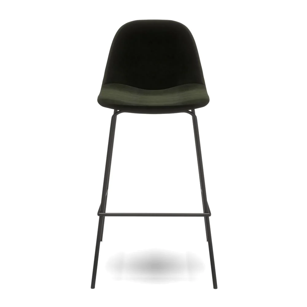 Aeon Maxine Velvet Counter Height Stools (Set of 2)