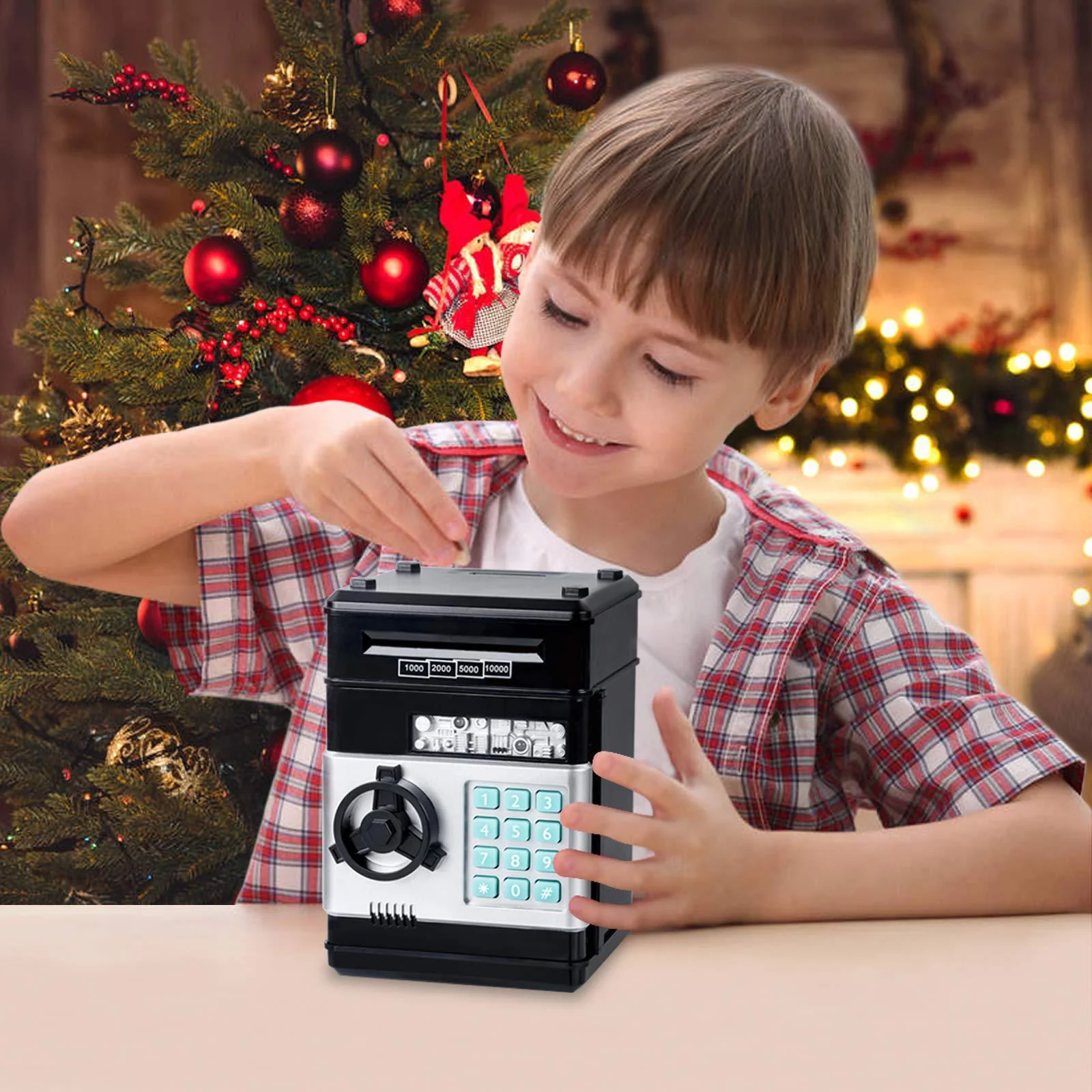 refasy piggy bank toys for boys 6 7 8 9 10 11, money saving box toys teen boys age 8 9 10 11 12 kids christmas birthday gifts