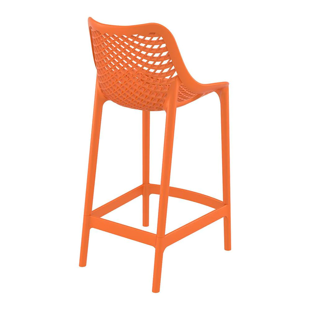 Belen Kox Counter Stool, Set Of 2, Orange, Belen Kox