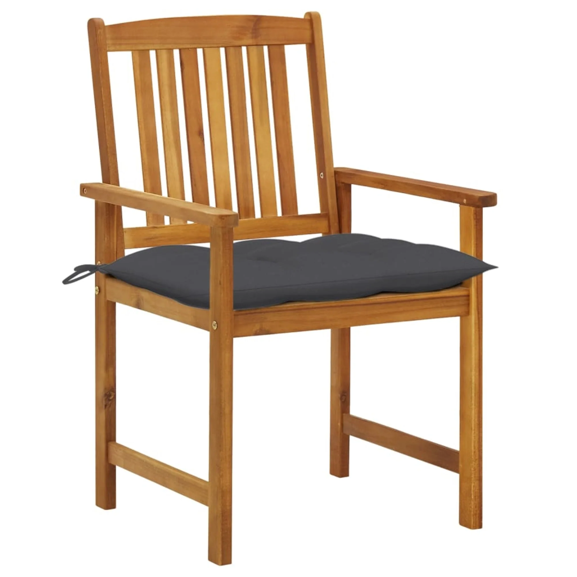 vidaXL Garden Chairs with Cushions 8 pcs Solid Acacia Wood Brown