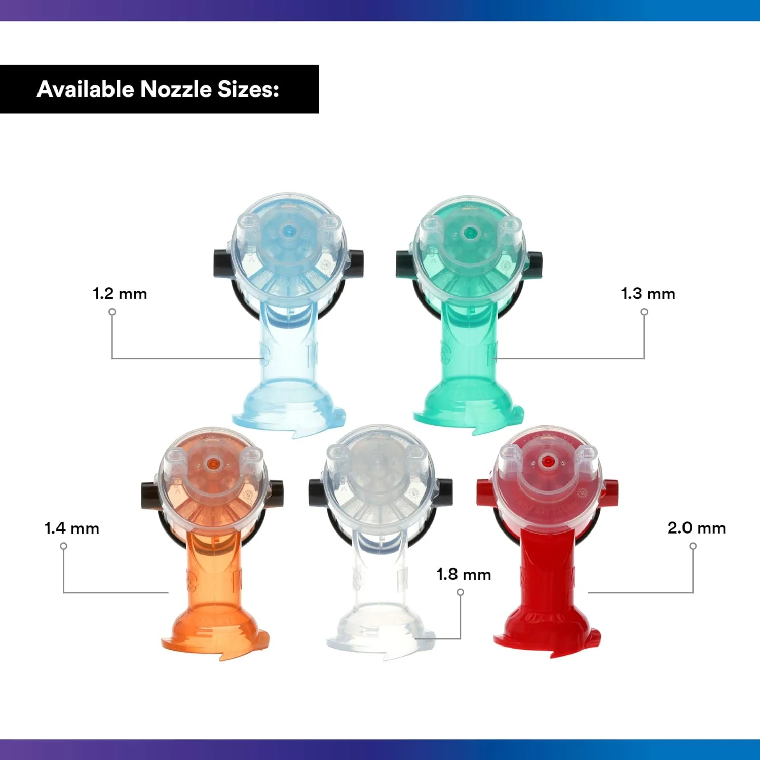 3M Accuspray Paint Spray Gun Nozzle Refills for PPS 2.0, 26614, 1.4 mm,&a;#194;&a;#160;Orange, Use with PPS 2.0 Spray Gun Syst