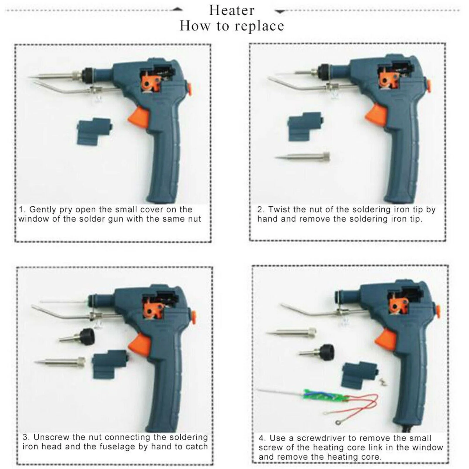 Custom-Sign Electric Auto Soldering Iron Gun Kit Hand-Held Tweezers Wire Welding Tool 60W