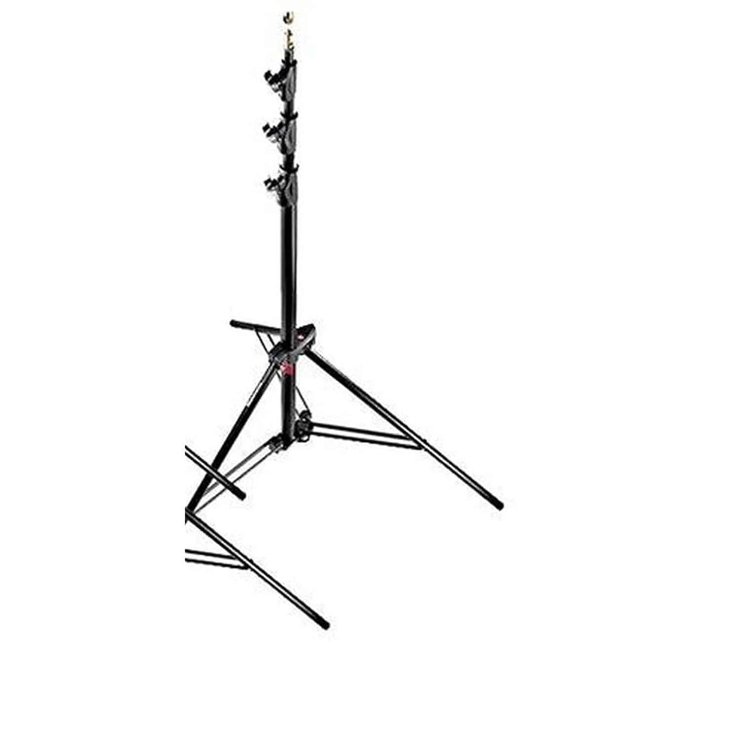 Zell Electronics Zell 1004Bac 144-Inch Air Cushioned Aluminum Master Light Stand With 4 Sections And 3 Risers, 3-Pack (Black)