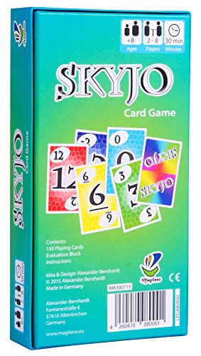 Magilano SKYJO by Magilano - The entertaining card game for kids and adults. The ideal game for fun, entertaining and exciting hours of p
