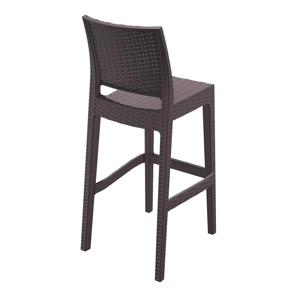 Belen Kox Resin Bar Stool, Set of 2, Brown, Belen Kox