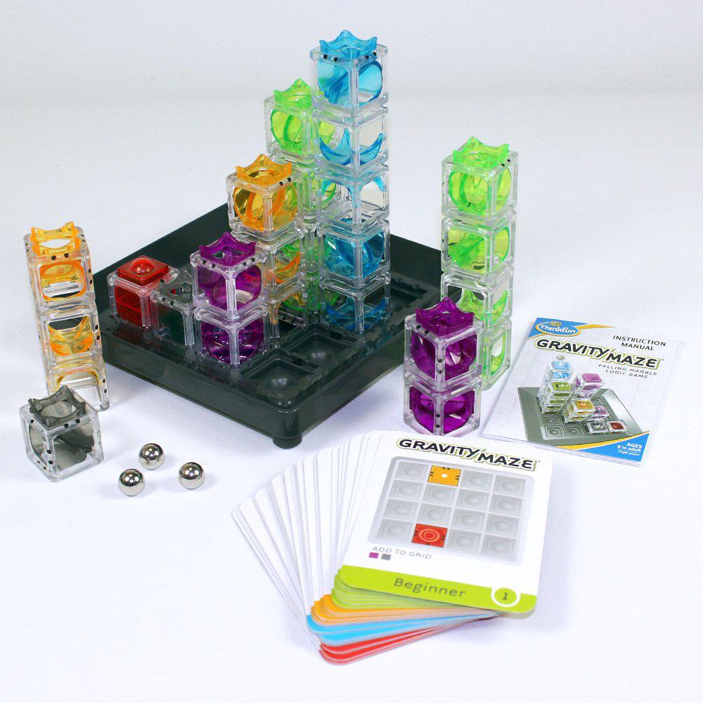 Think Fun thinkfun gravity maze marble run brain game and stem toy for boys and girls age 8 and up: toy of the year award winner