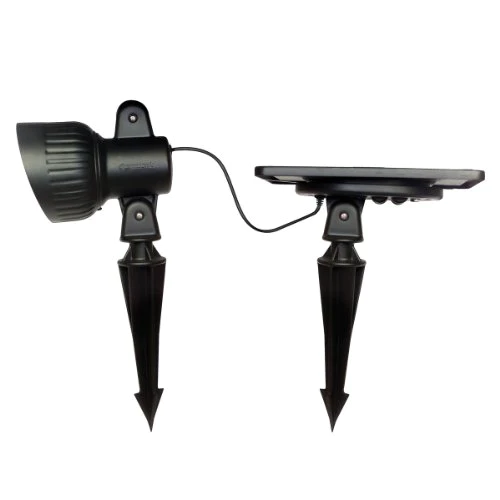 Gama Sonic Progressive Solar Powered Integrated LED Bright-White LED Accent Spotlight