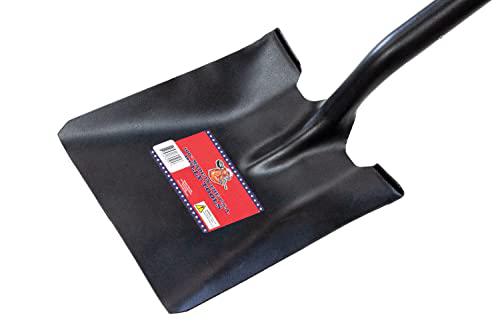bully tools 82525 14 ga. square point shovel. fiberglass long handle.