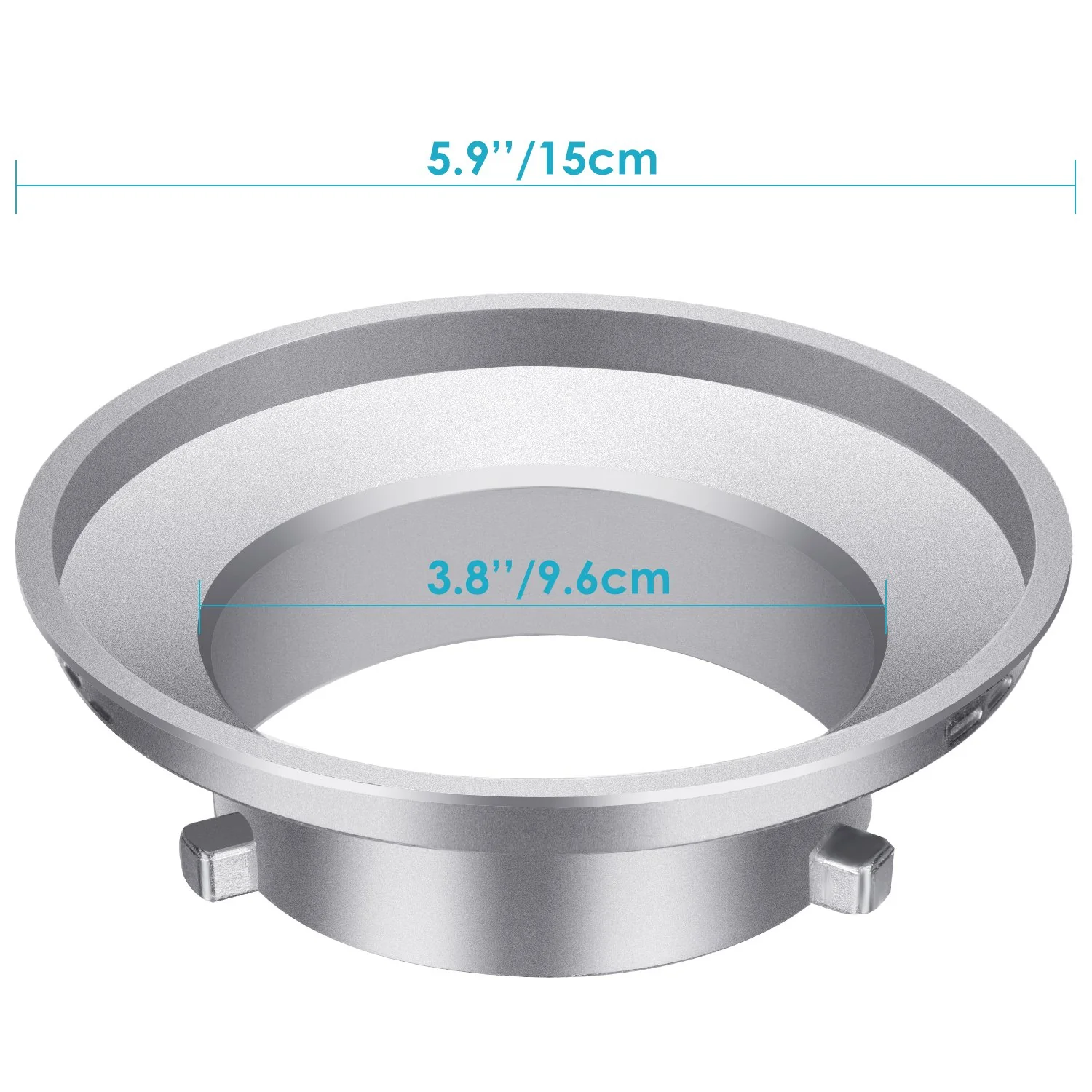 Zell Electronics Zell Softbox Speed Ring Adapter For Bowens Monolight Flash And Soft Box - Aluminum Alloy, 3.8 Inches/9.6 Centimeters Inner Di…