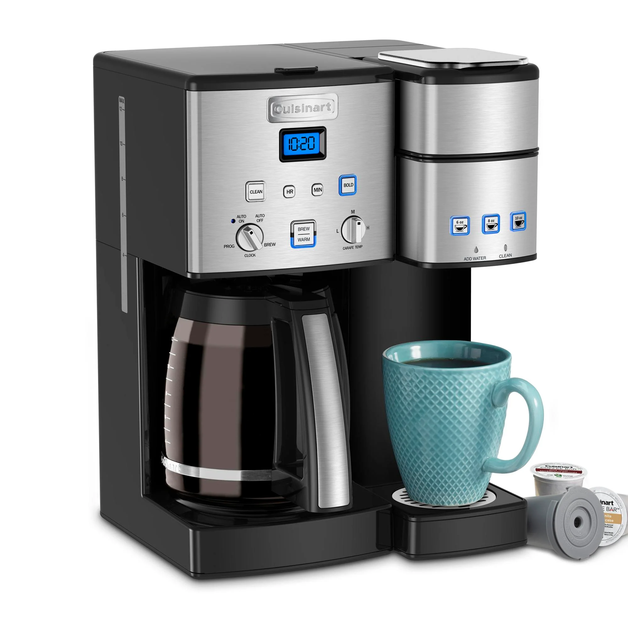 Cuisinart SS-15 12 Cup Coffee Maker w/ Single Serve Brew - Stainless Steel