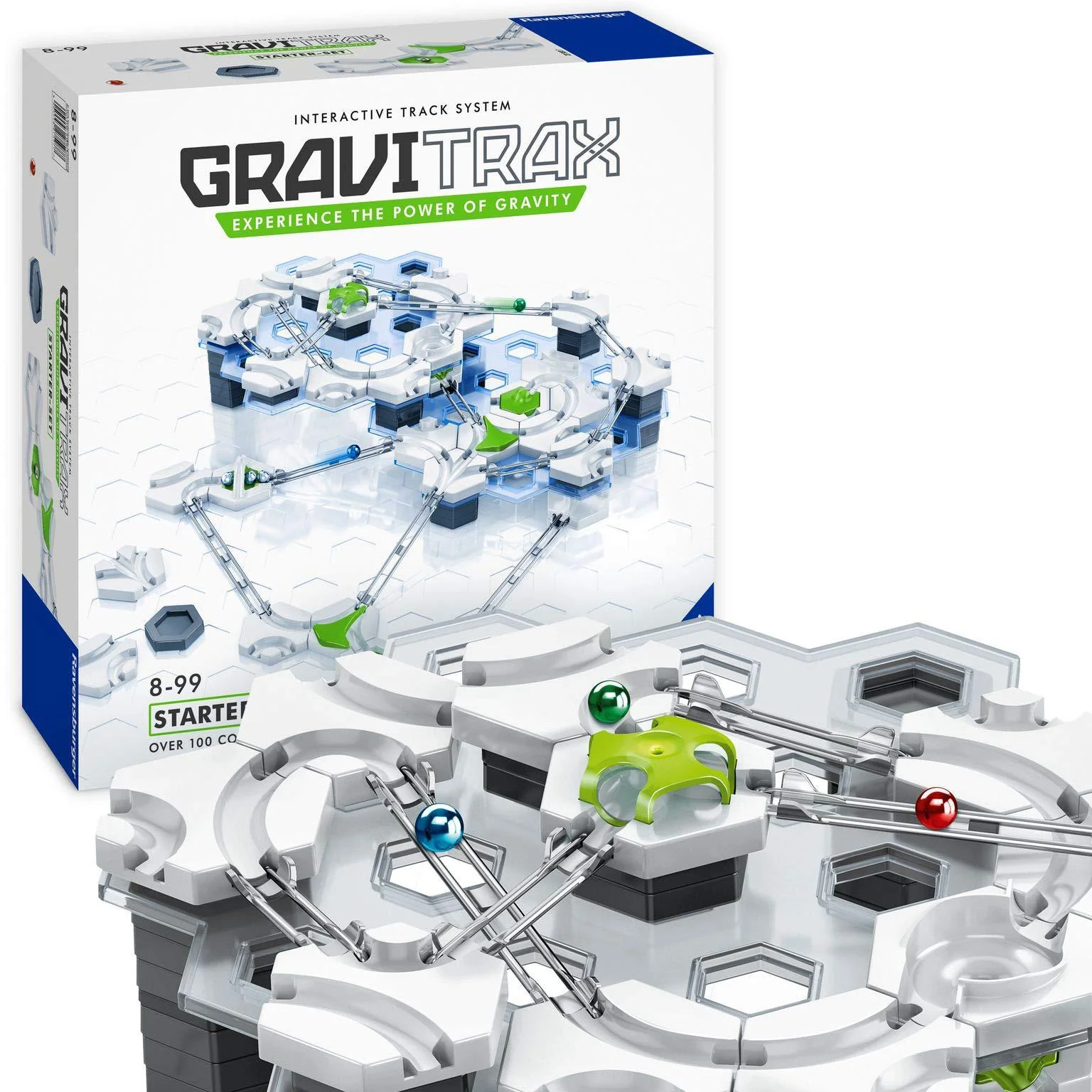 ravensburger gravitrax starter set marble run &a; steam accredited toy for kids age 8 &a; up - endless indoor activity for famili