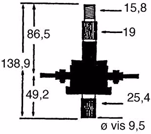 OakTen Mower Spindle Assembly for Cub Cadet MTD Troy-Bilt 36 38 42 inch Lawn Tractor Deck G and F 717-0906 753-05319