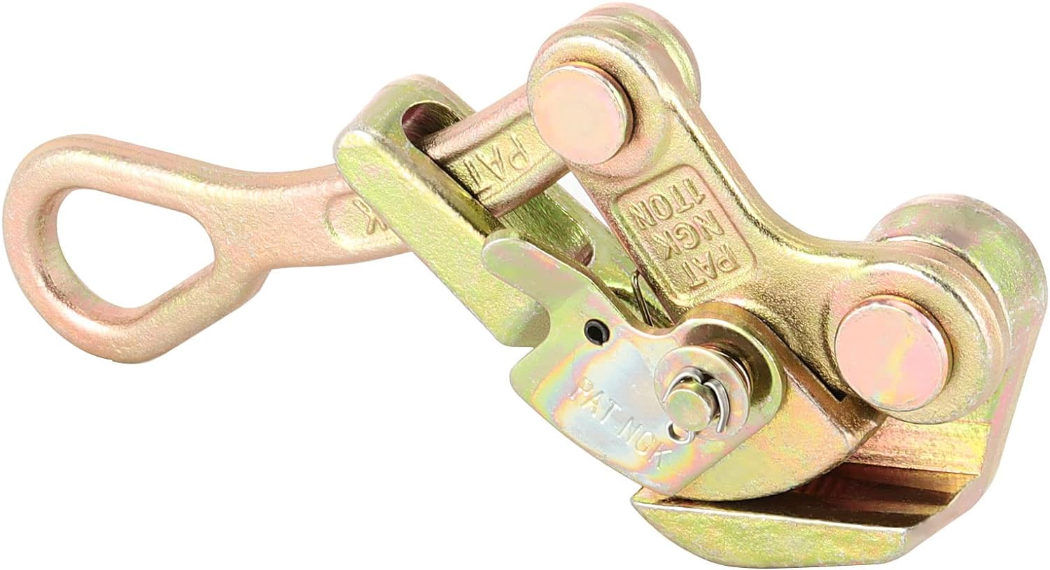 MAHIONg 1T 2204 Lbs Cable Grip Puller, Tension Wire Grip Pulling Tool with Swing Latch, Wire Rope Jaw Puller for Tightening Wire Rope,