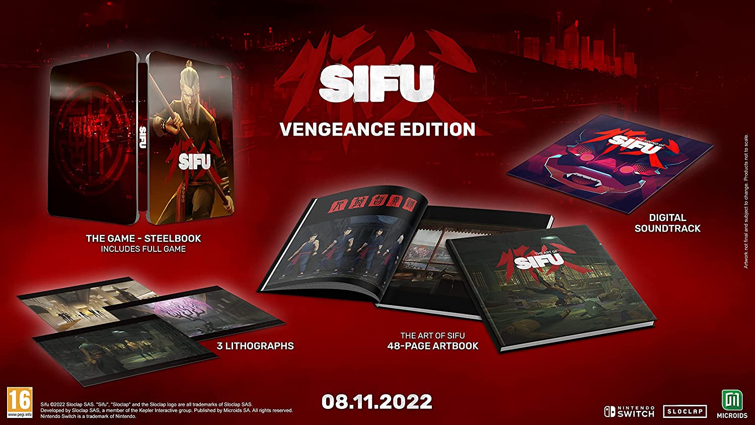 Maximum Games SIFU: Vengeance Edition Nintendo Switch Video Game Brand New Sealed - EU