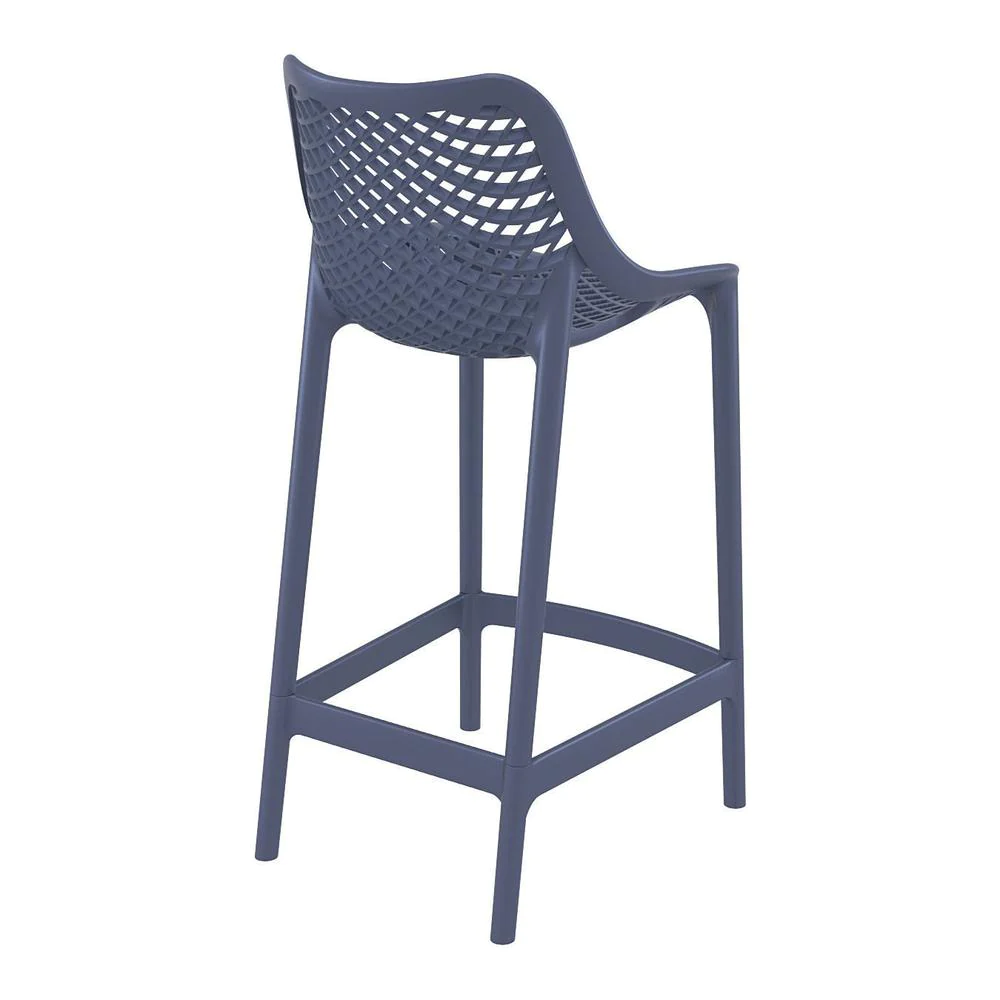 Belen Kox Counter Stool, Set Of 2, Dark Gray, Belen Kox