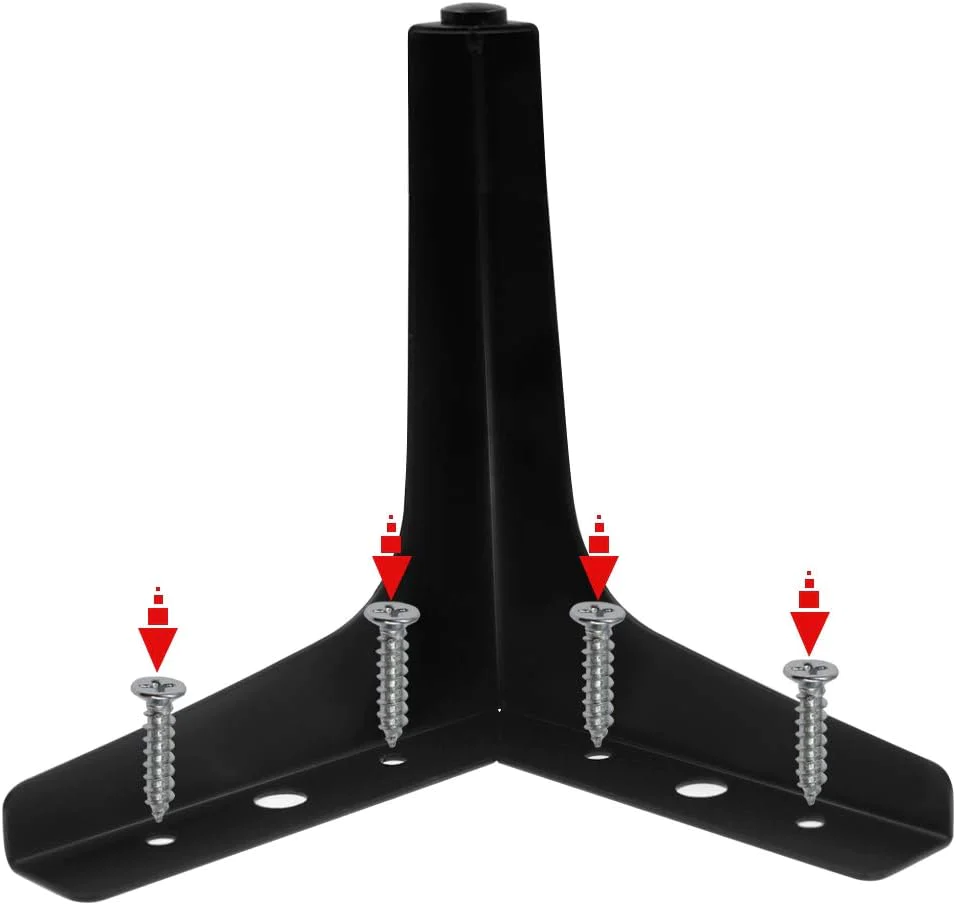 Seimneire 4pcs 7 Inch Furniture Legs, Modern Style Furniture Sofa Legs Metal Matte Black Triangle Feet for Table Cabinet Cupboard Sofa Co