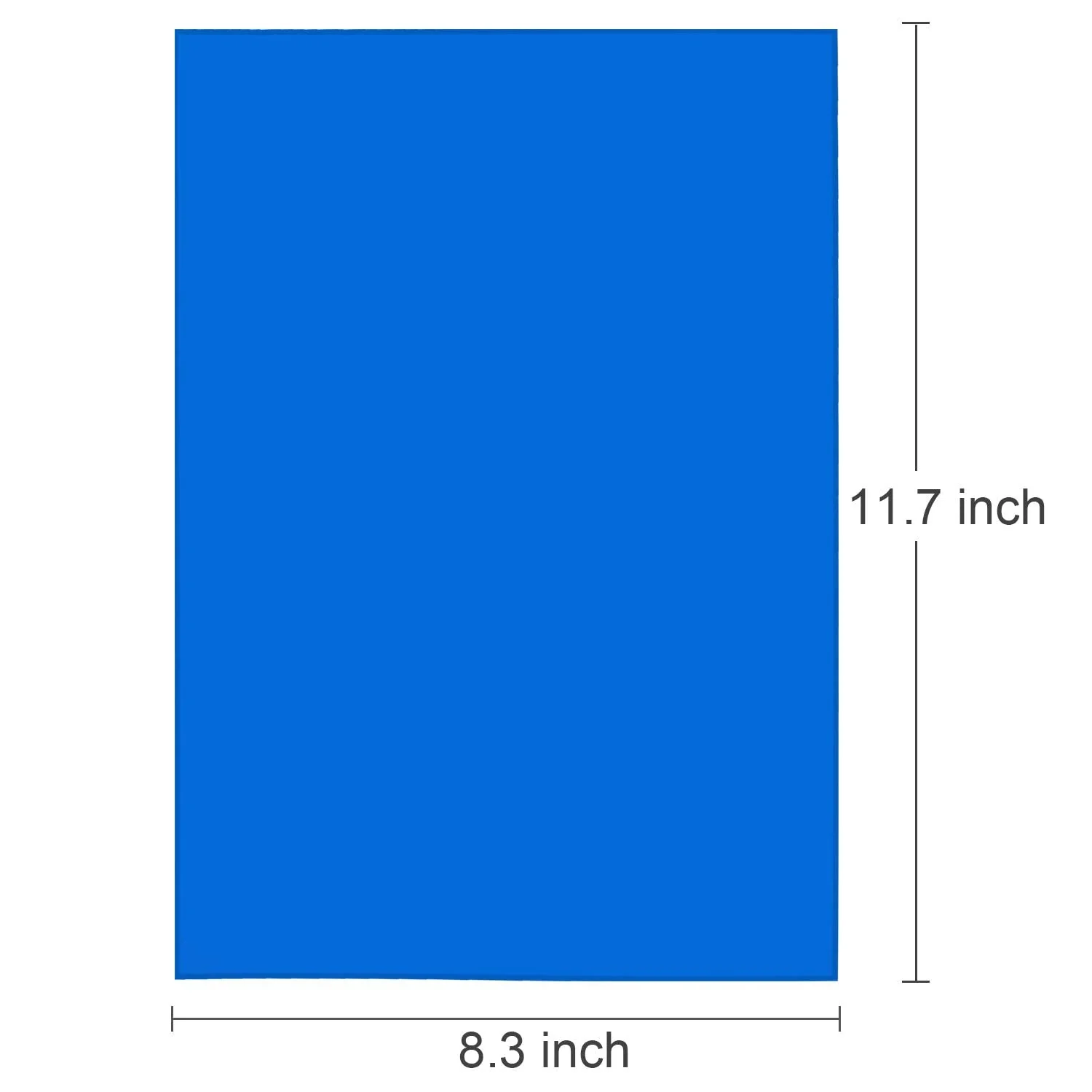 Zell Electronics Zell 9 Pack Gel Filter Colored Correction Gel Light Filter Transparent Color Film Plastic Sheets, 11.7 By 8.3 Inches (Blue)