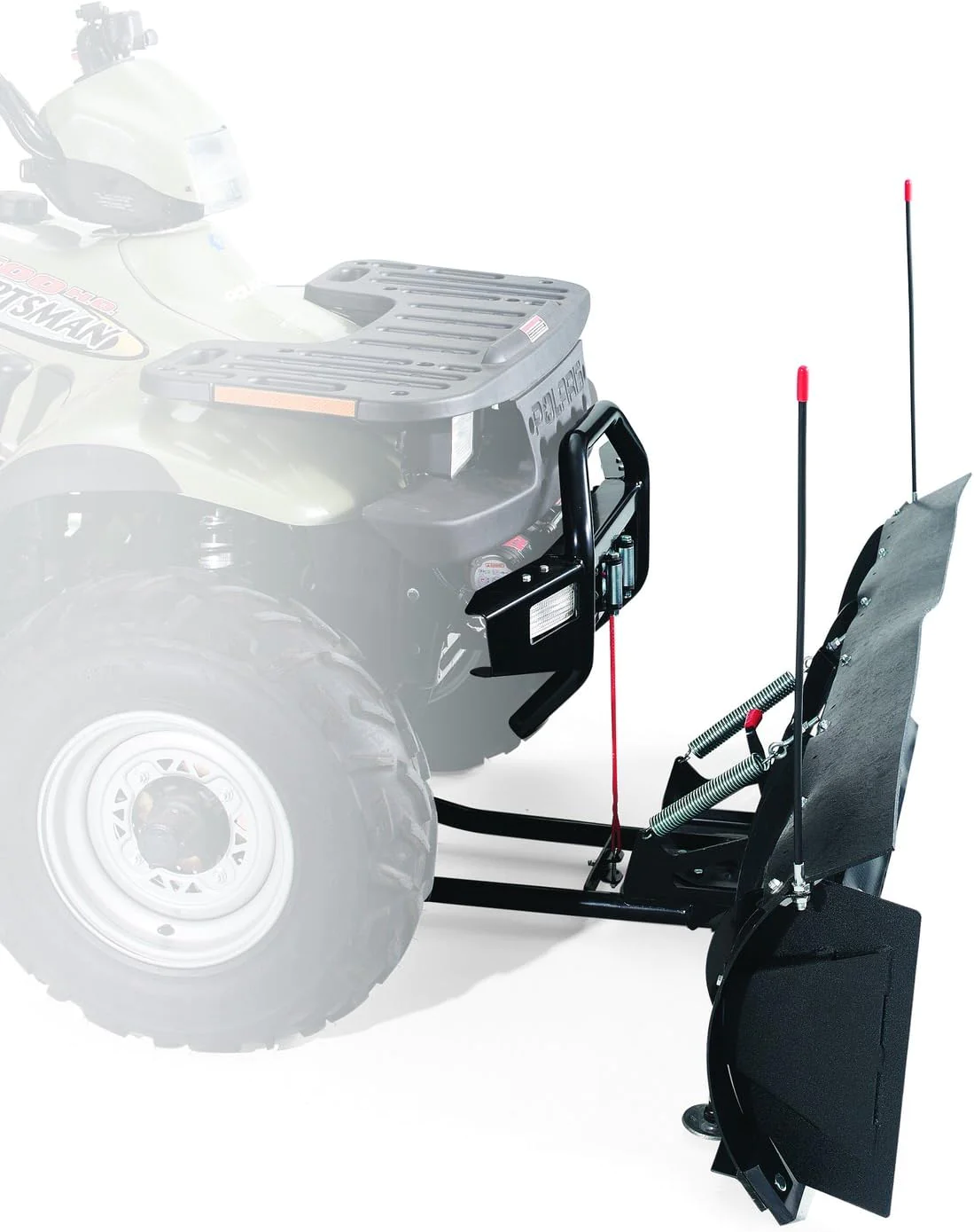 WARN 80607 Powersports ATV Snow Plow Deflector for ProVantage Straight Blades , Black