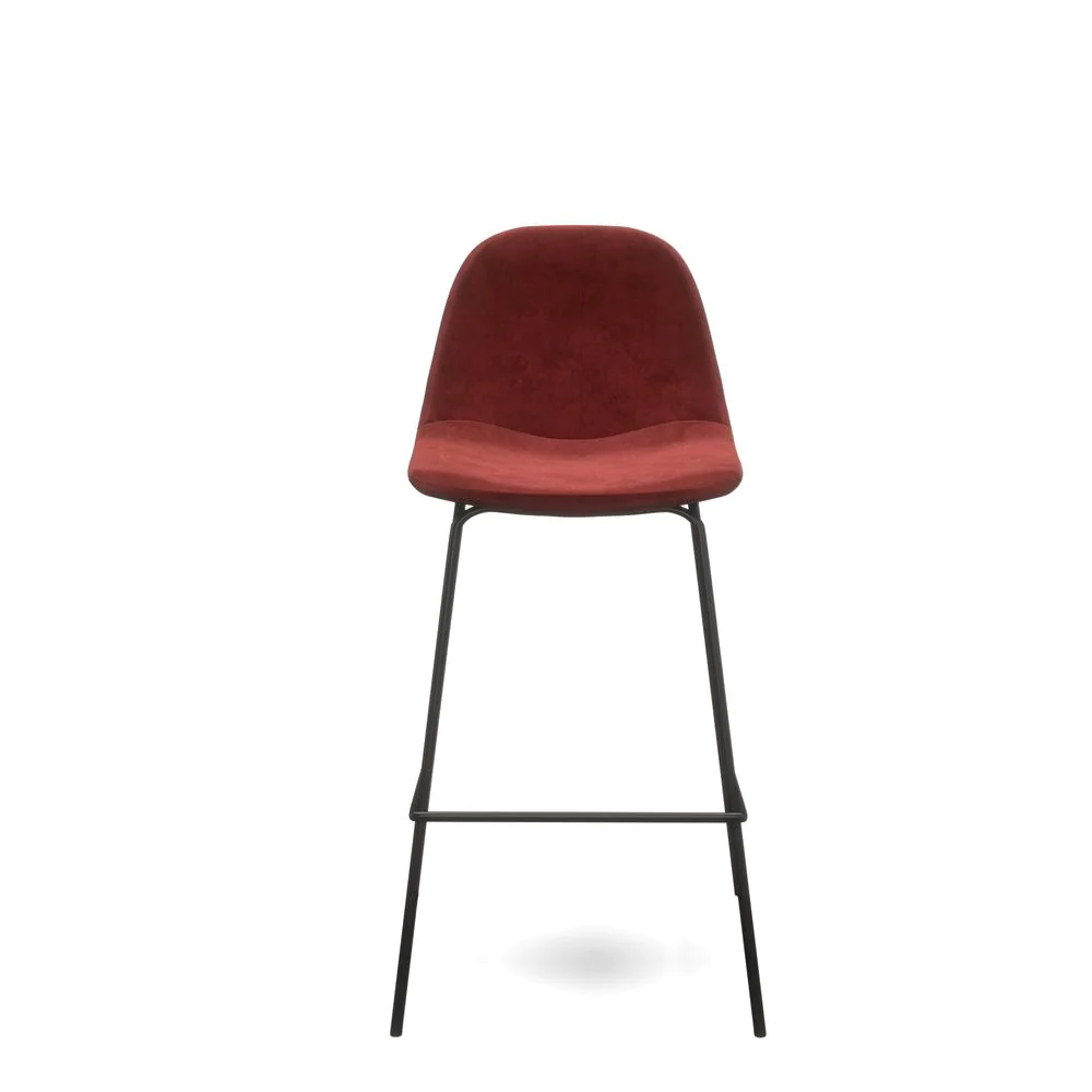 Aeon Maxine Velvet Counter Height Stools (Set of 2)