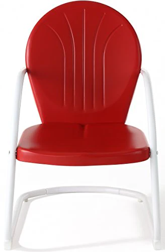 Crosley Furniture Griffith Metal Outdoor Chair - Red