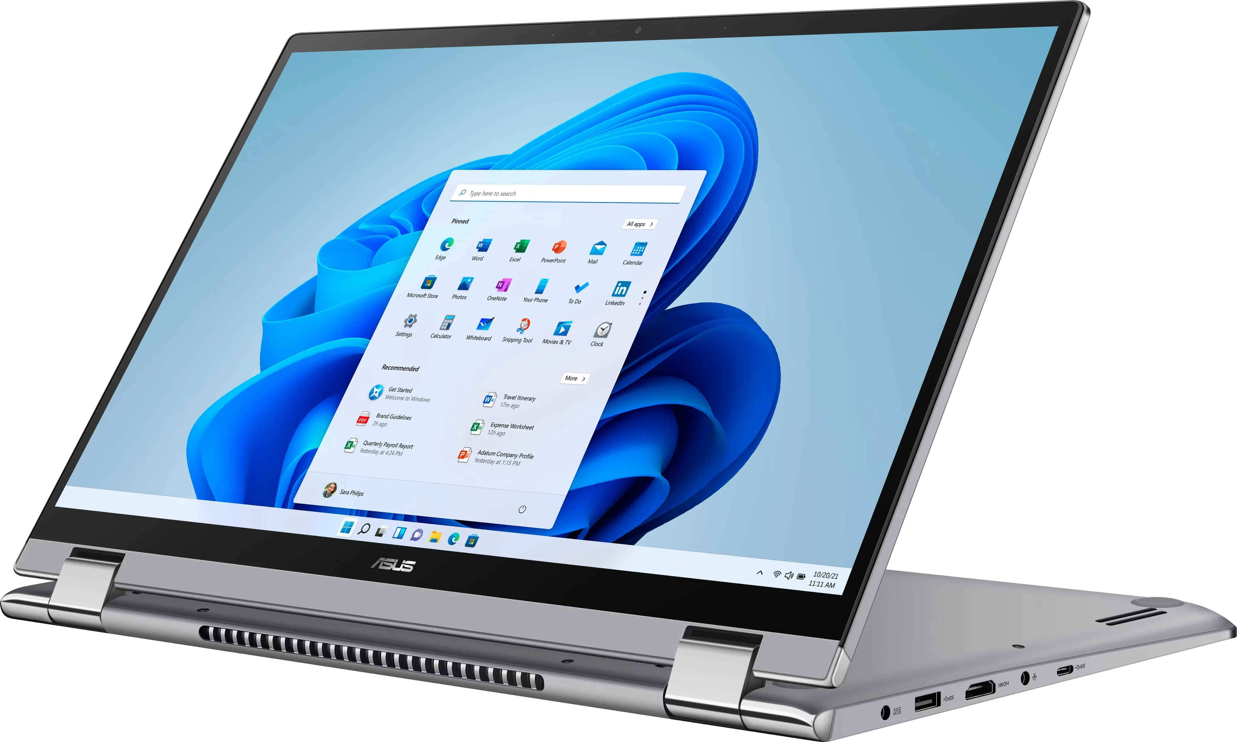 ASUS Zenbook 15  2-in-1 Laptop (AMD Ryzen 7 5700U, 8GB RAM, 256GB SSD, NVIDIA MX450, 15.6