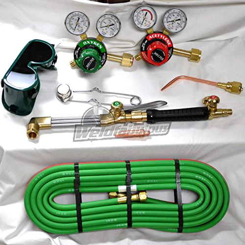 ESAB Victor Technologies 0384-2691 Medalist 350 System Heavy Duty Cutting System, Acetylene Gas Service, G350-15-300 Fuel Gas Regulat