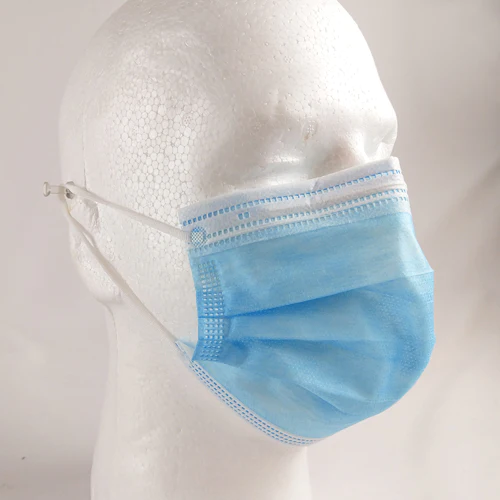 Living Healthy Products 3-Ply Face Masks with Ear Loops Bx/50