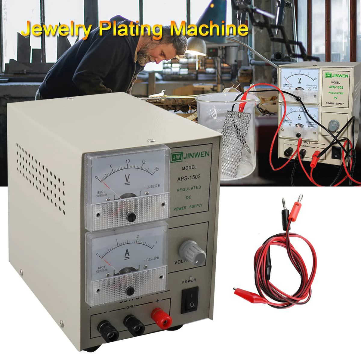 cdzhltg portable silver gold plating machine jewelry plater electroplating kit rhodium plating kit jewelry plating machine el